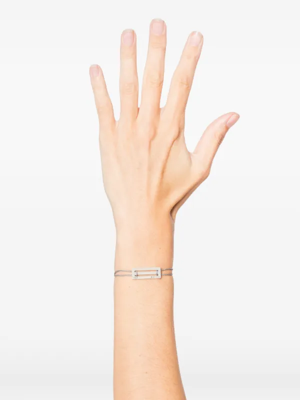 le gramme ダブルケーブルブレスレット シルバー Le Gramme コード ブレスレット | シルバートーン | FARFETCH JP