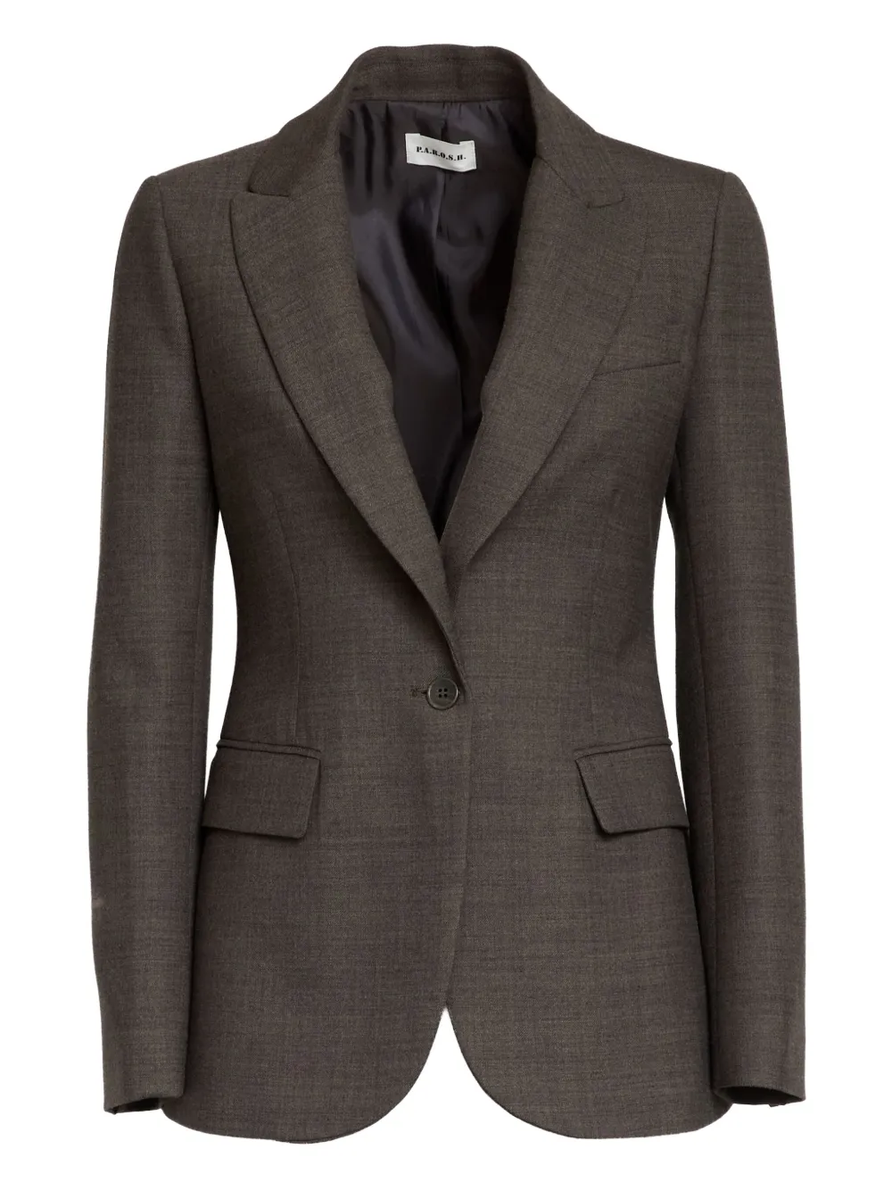 P.A.R.O.S.H. single-breasted blazer | Brown | Image 1