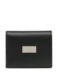 MM6 Maison Margiela single-stitch logo wallet - Black