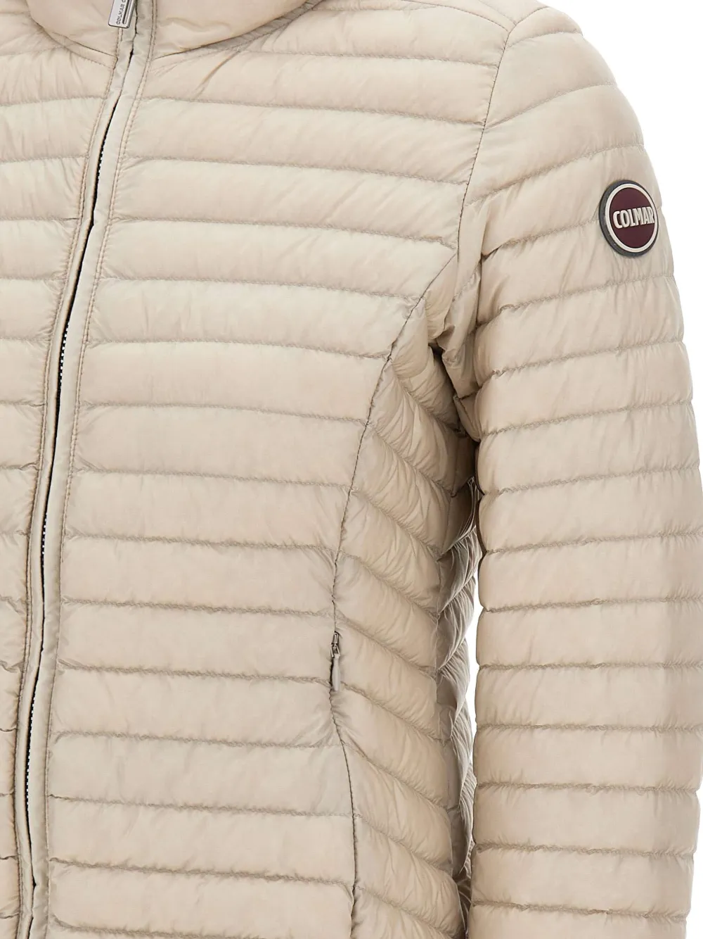 Colmar Deluxe Quilted Hooded Puffer Jacket In Neutral