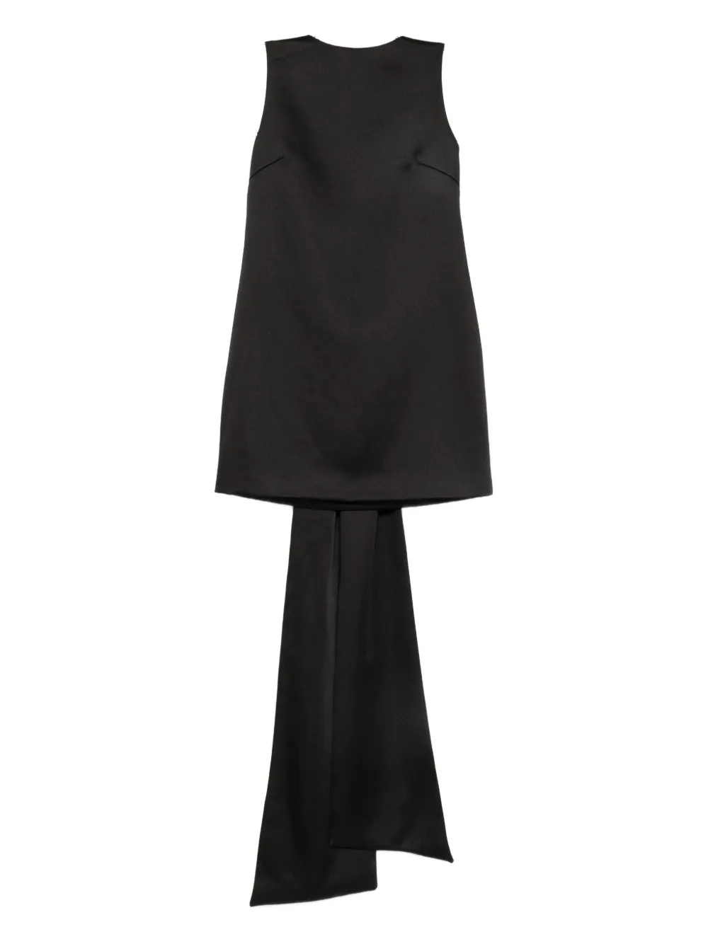 Eleh Satin Dress In Black