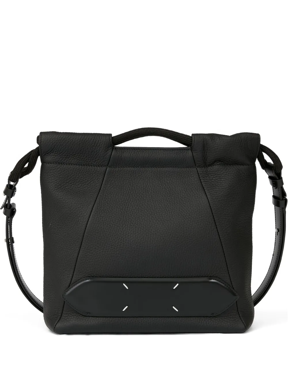 Maison Margiela Borsa a spalla con dettaglio cuciture - Nero