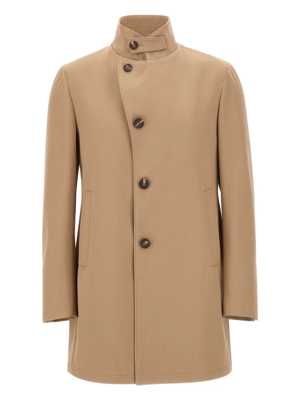 Tagliatore Gordon buttoned coat | Neutrals | Image 1