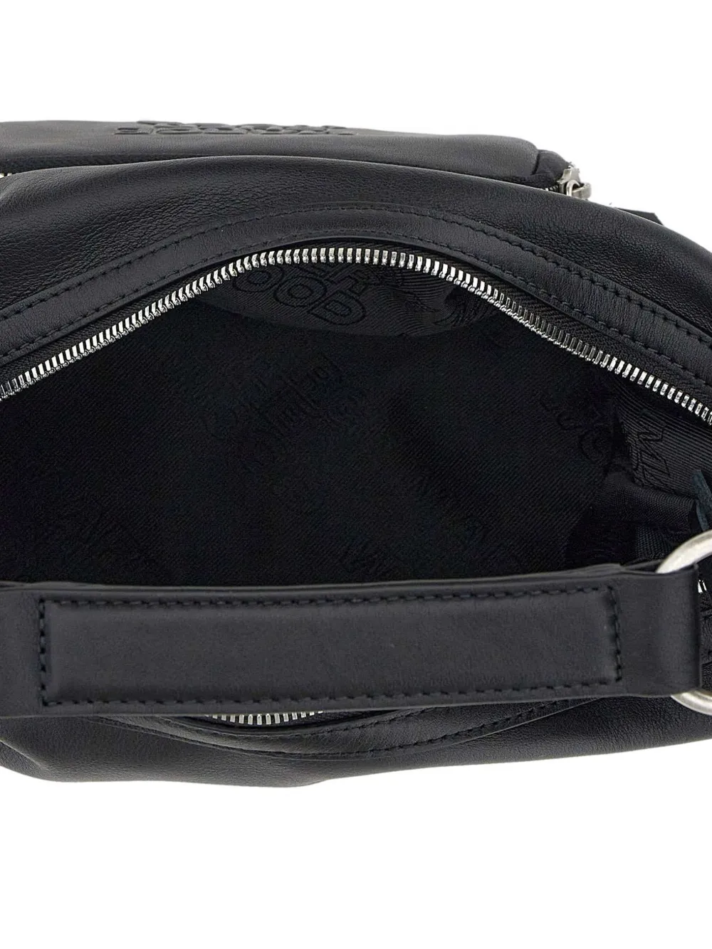 Margesherwood Mini City Leather Shoulder Bag In Black