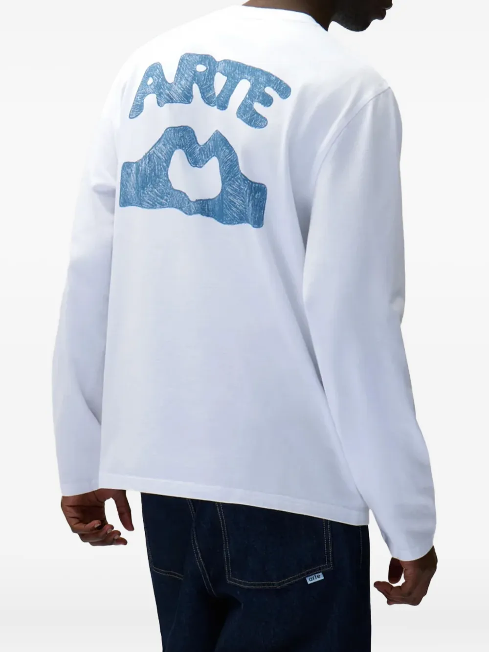 Arte Antwerp Diels Stitch long-sleeve sweatshirt - Wit