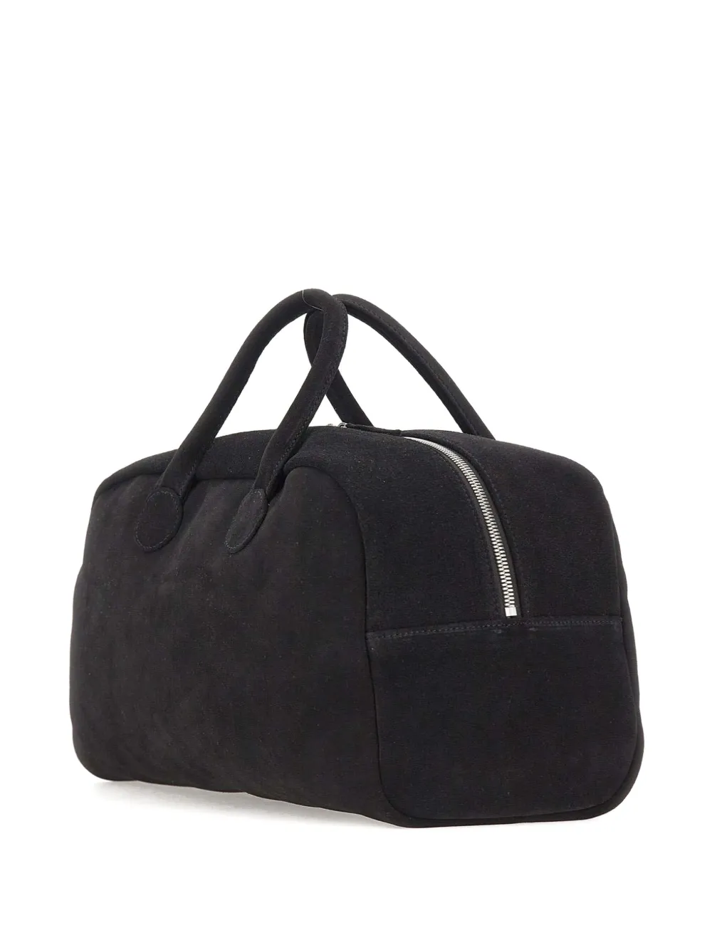 Marge Sherwood Soft Bowling suede tote bag | Black | Image 1