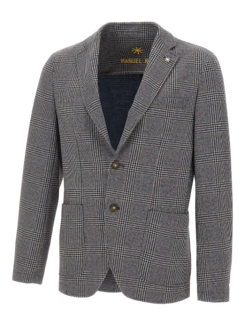 Manuel Ritz blazer à motif pied-de-poule