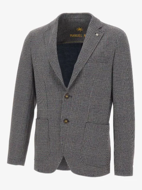 Manuel Ritz blazer à motif pied-de-poule