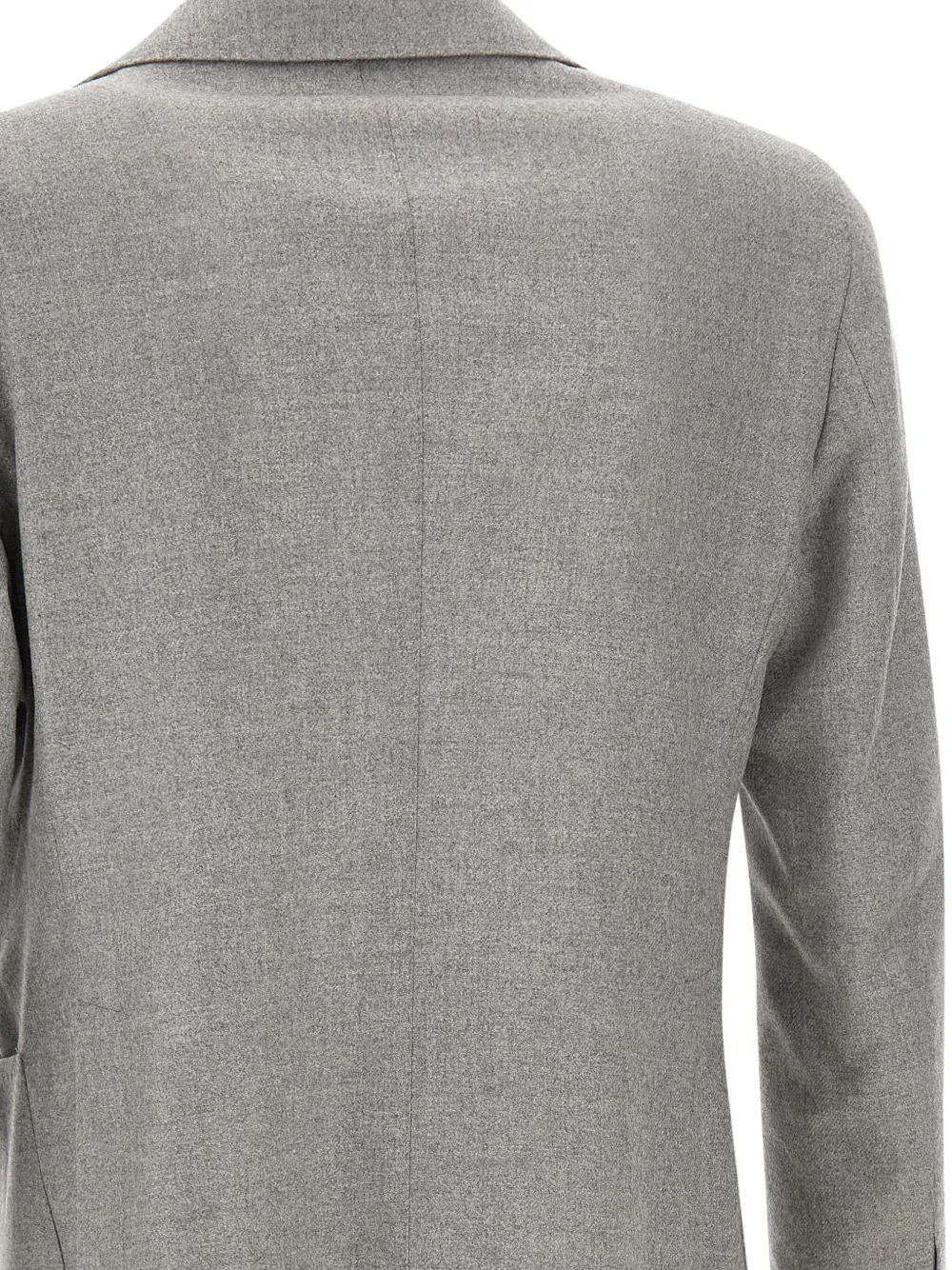 Tagliatore Buttoned Blazer In Gray