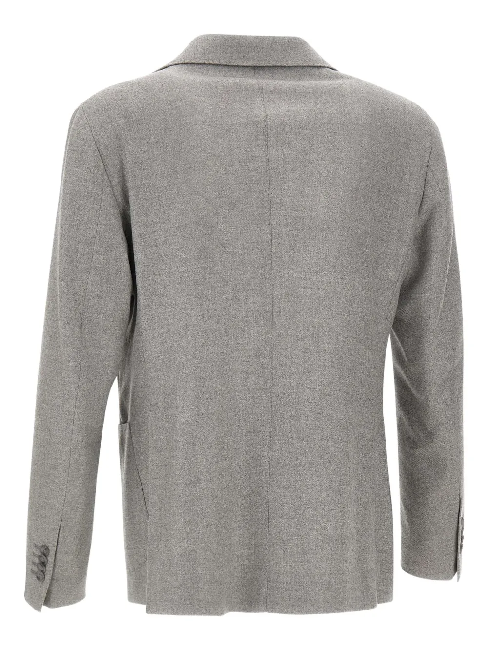 Tagliatore Buttoned Blazer In Gray