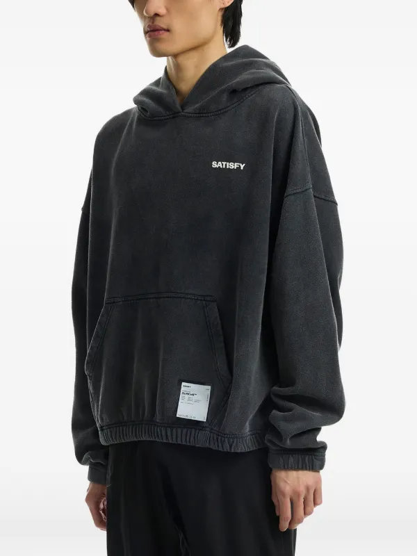 Satisfy ロゴ スウェットパーカー | グレー | FARFETCH JP