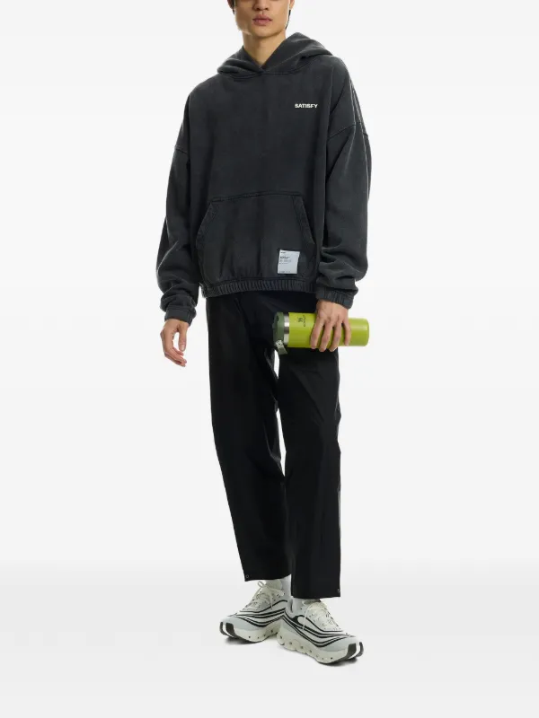 Satisfy ロゴ スウェットパーカー | グレー | FARFETCH JP
