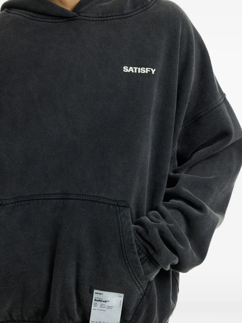 Satisfy ロゴ スウェットパーカー | グレー | FARFETCH JP