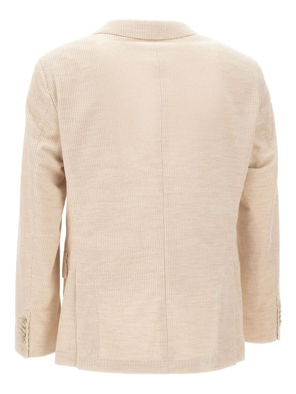 Hugo Boss Double-breasted Corduroy Blazer In Neutral