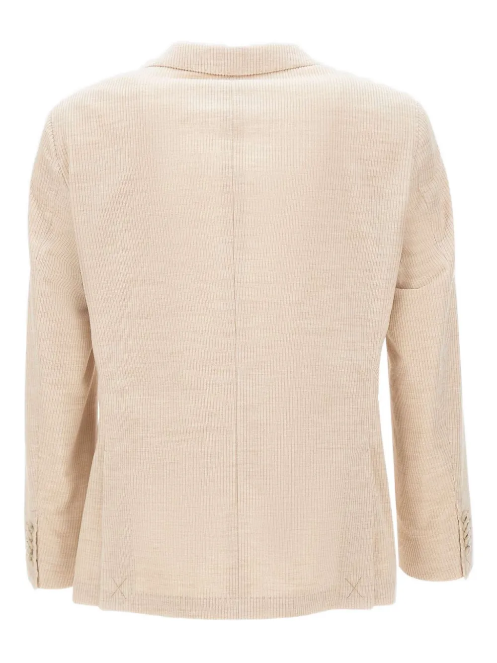 Hugo Boss Double-breasted Corduroy Blazer In Neutral