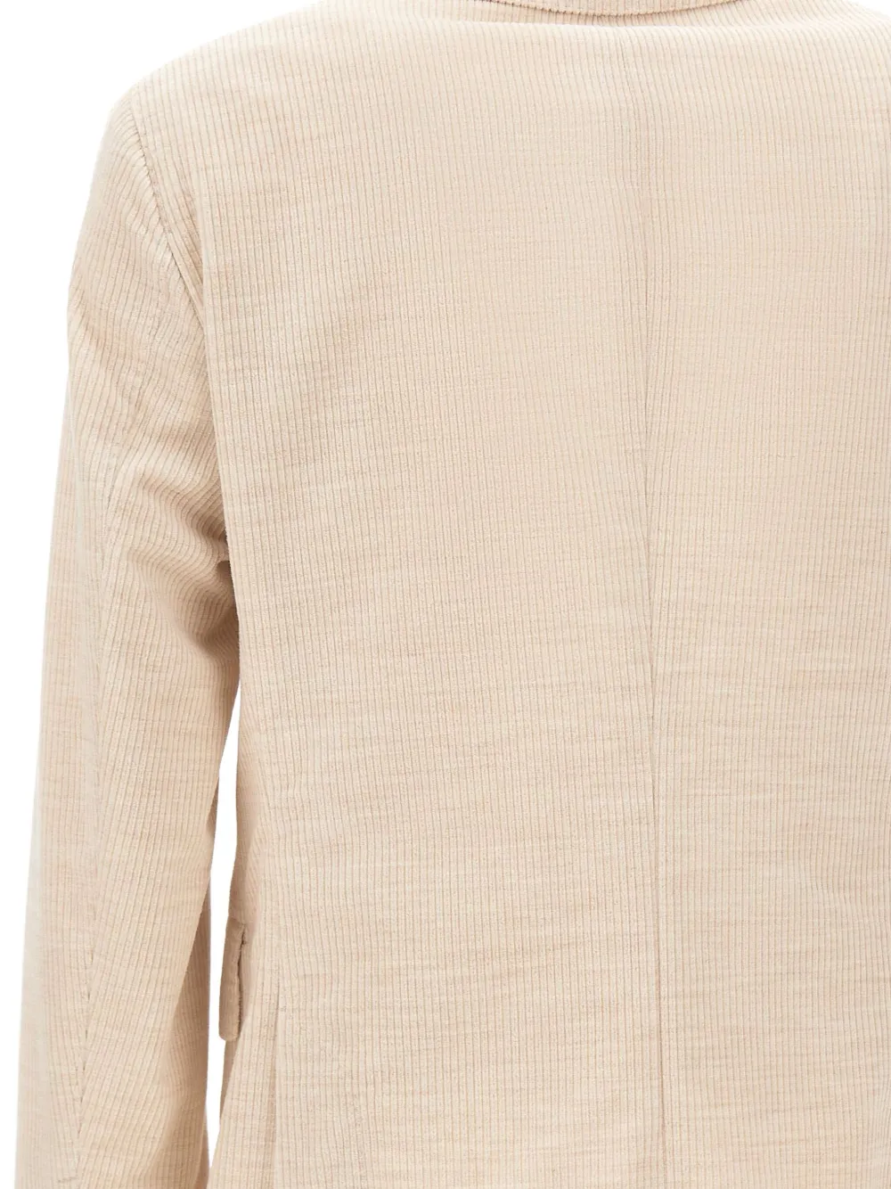 Hugo Boss Double-breasted Corduroy Blazer In Neutral
