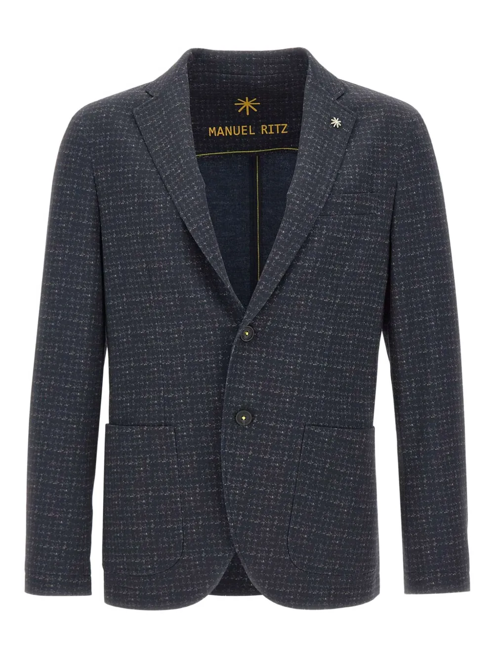 Manuel Ritz houndstooth-pattern blazer | Blue | Image 1