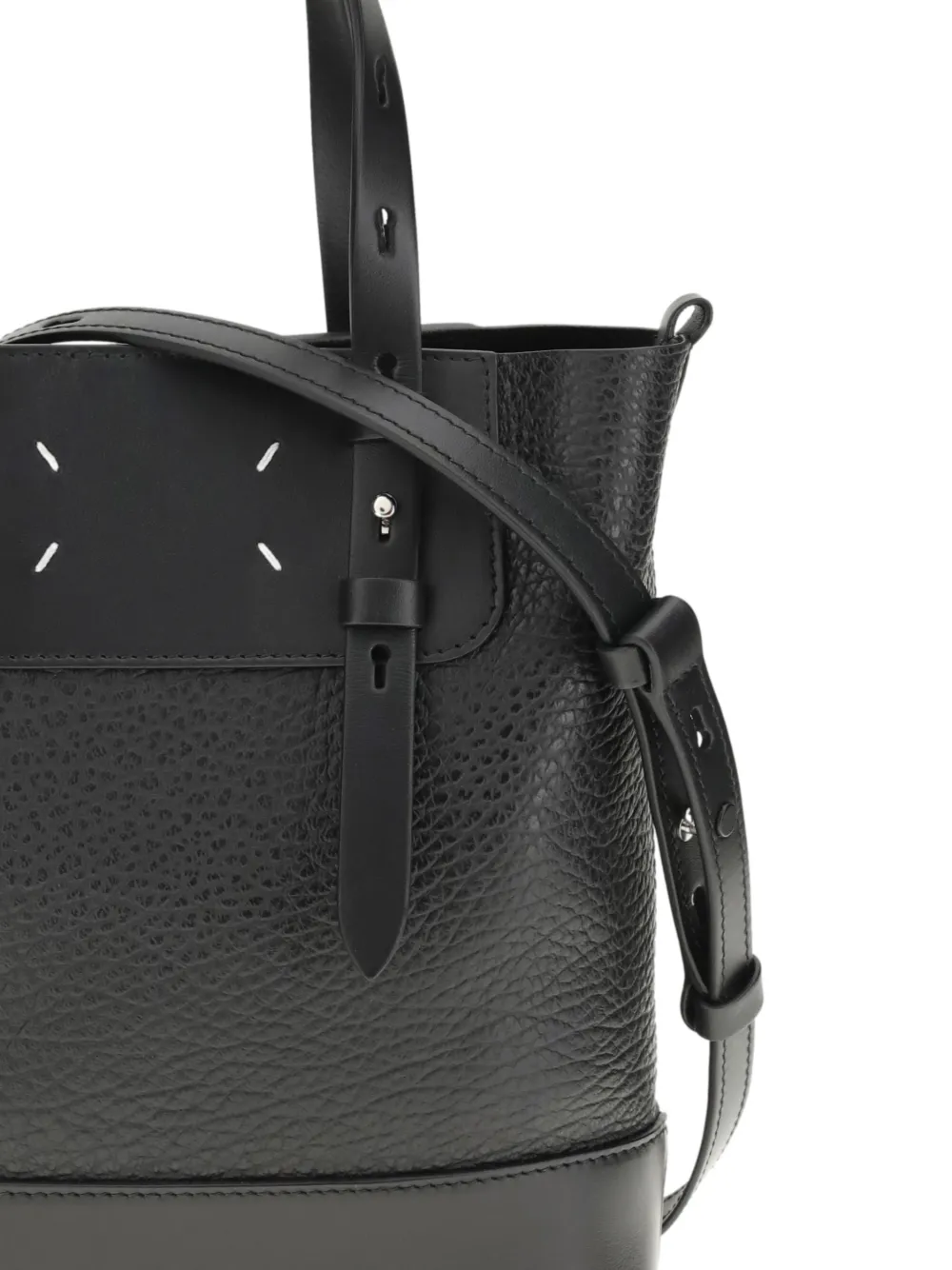Maison Margiela Verticale mini-shopper Zwart