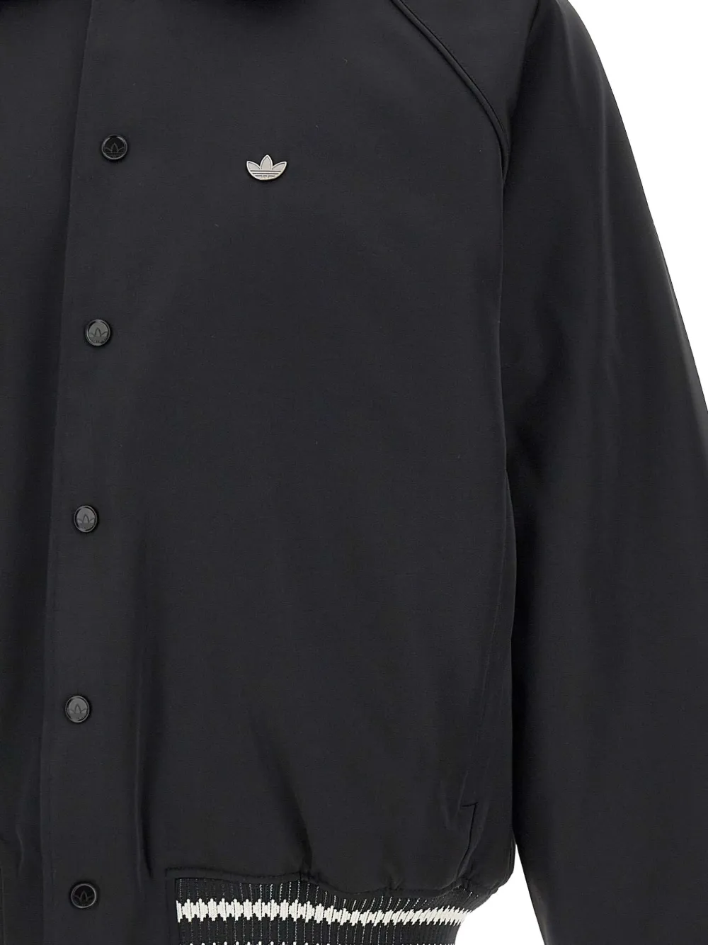 Adidas Originals Logo-detail Bomber Jacket In Black