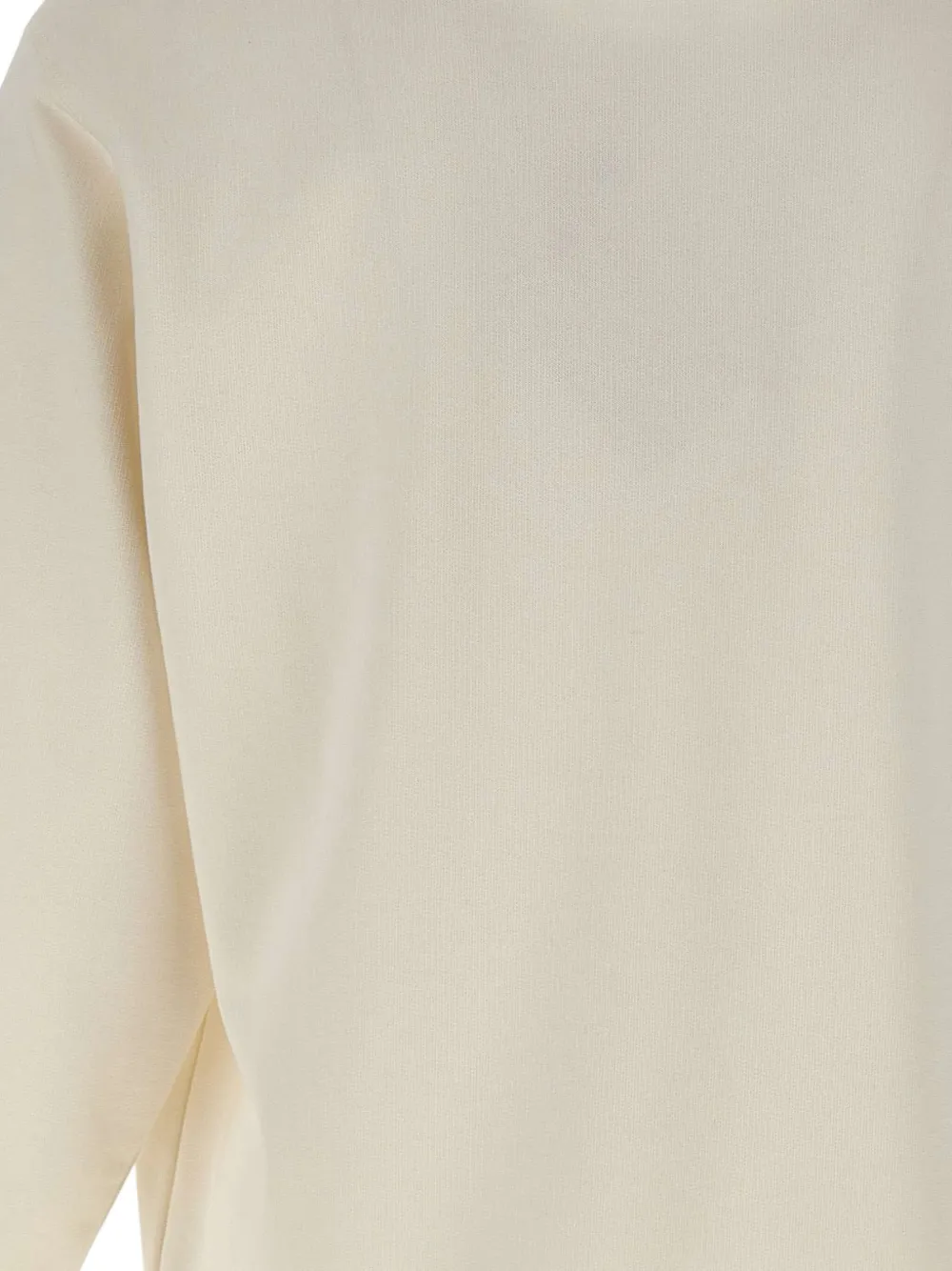 Drôle De Monsieur Embroidered Crew-neck Sweatshirt In Neutral