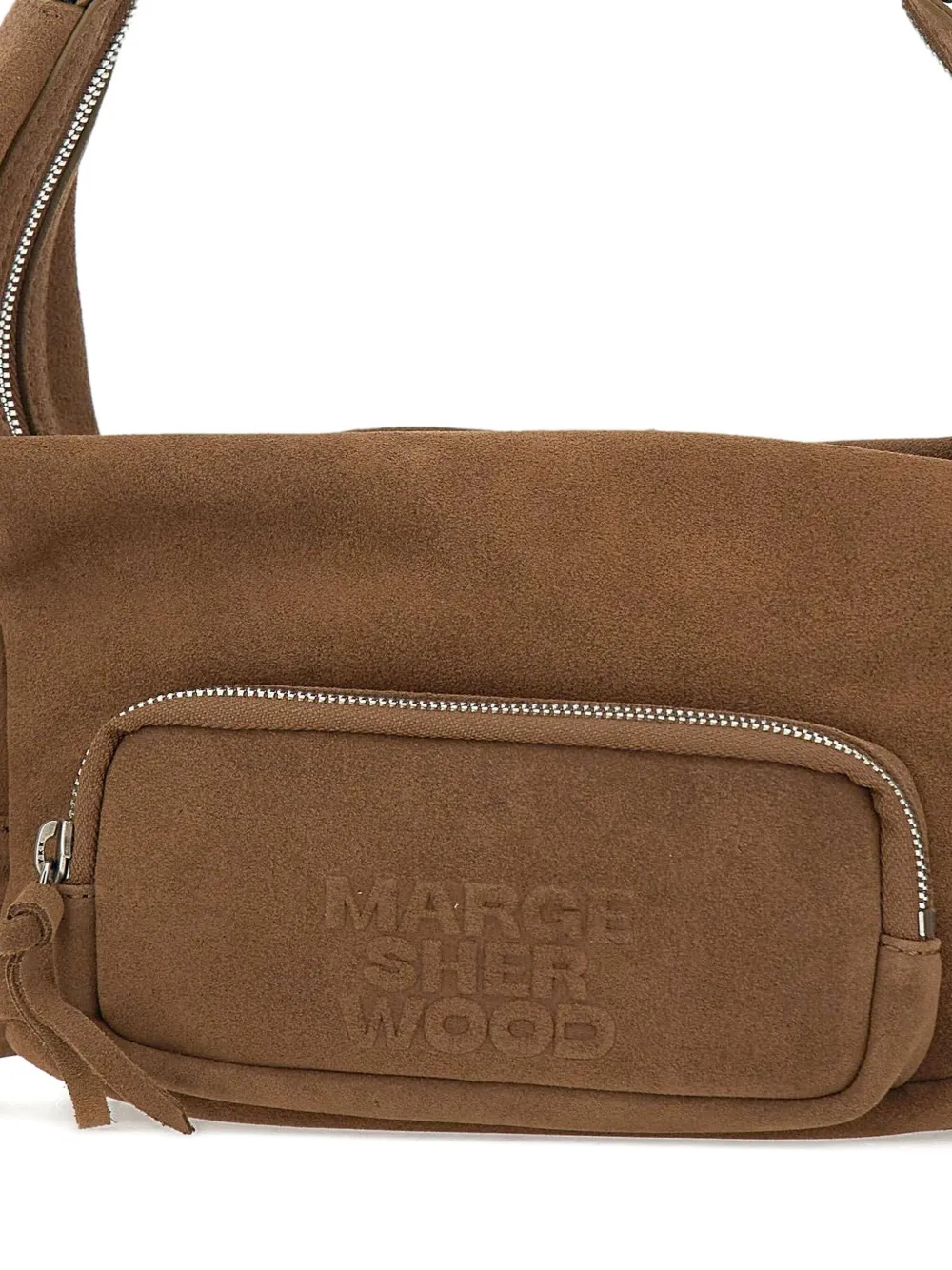 Margesherwood Mini City Hobo Shoulder Bag In Brown