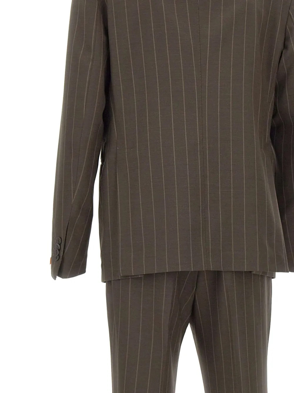 Tagliatore Pak met krijtstreep Bruin