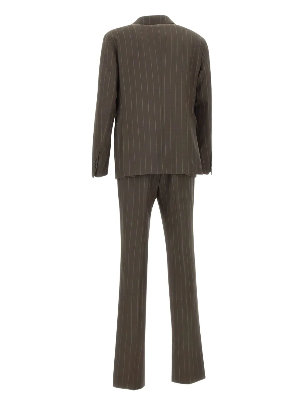 Tagliatore Pak met krijtstreep Bruin