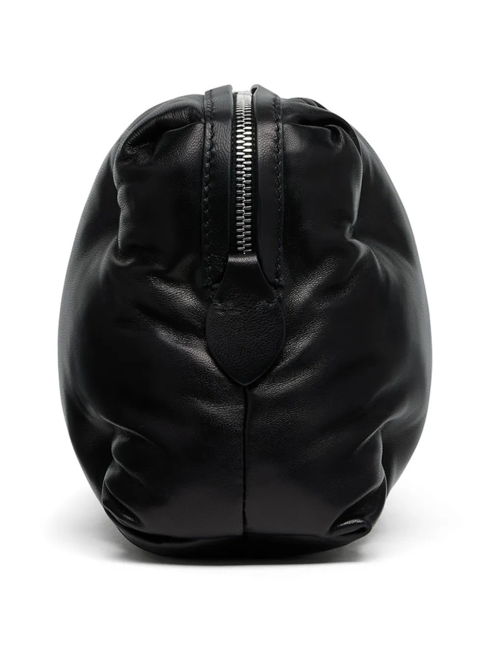 Maison Margiela Glam Slam leren camara tas van nappa leer Zwart