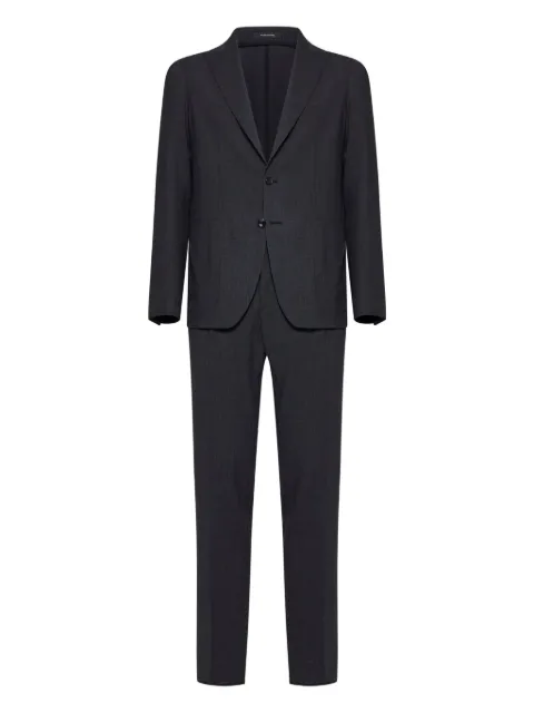 Tagliatore peak-lapels patch-pockets suit