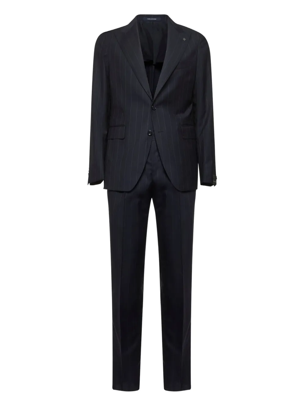 Tagliatore Blue Virgin Wool Vesuvio Single-breasted Suit In Blue
