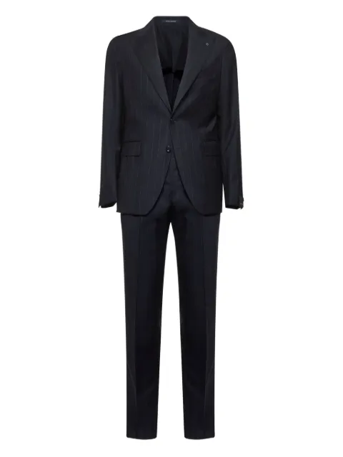 Tagliatore pinstriped peak-lapels suit