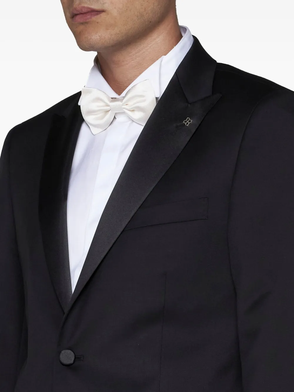 Tagliatore Vesuvio pak met enkele rij knopen Zwart