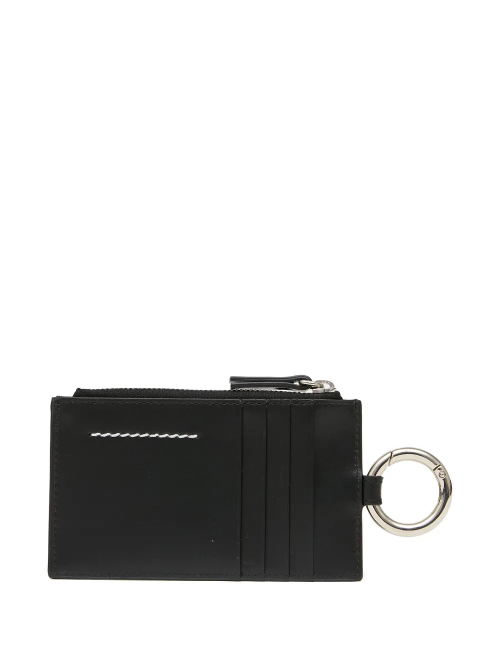 MM6 Maison Margiela Portemonnee met ringrits Zwart