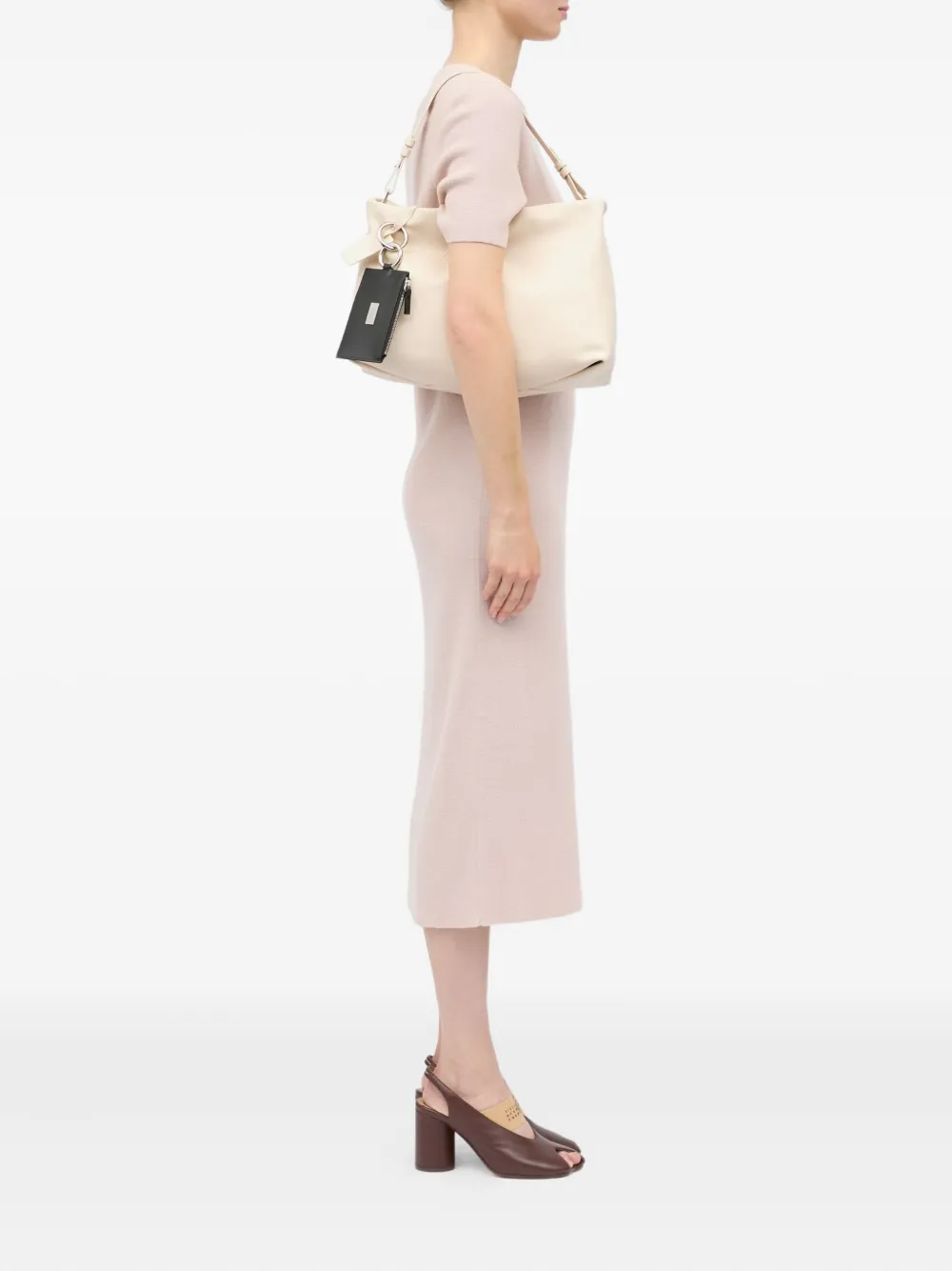MM6 Maison Margiela Portemonnee met ringrits Zwart