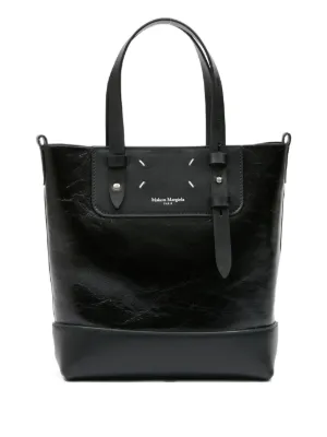 Maison Margiela Vertical Tote Bag | Black | FARFETCH RO