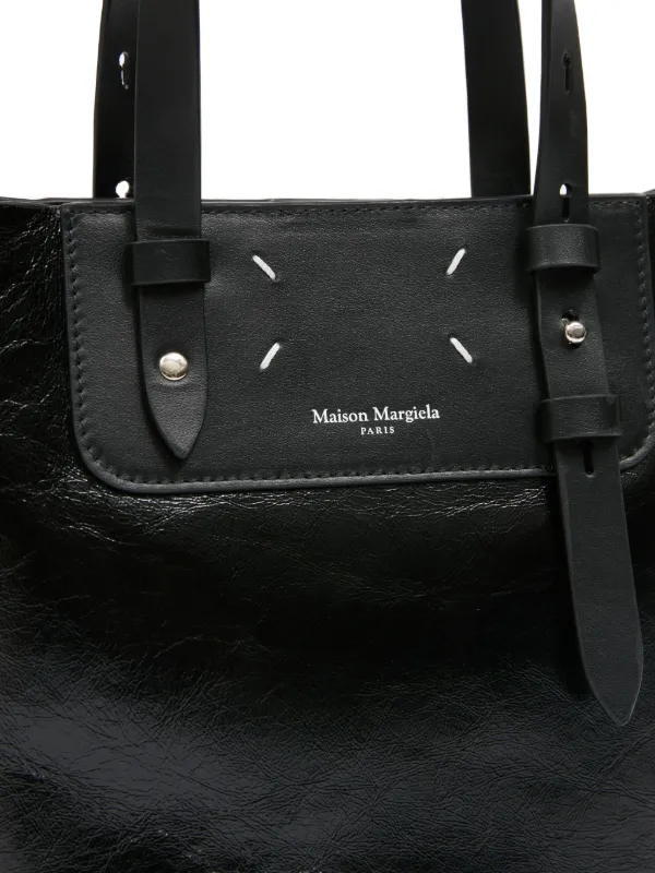 Maison Margiela バーティカル ハンドバッグ ミニ | ブラック