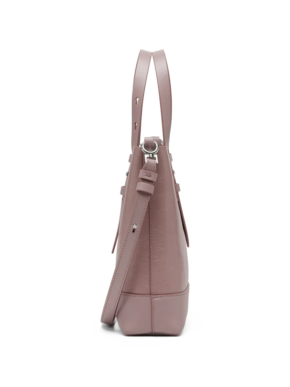 Maison Margiela four-stitch leather shoulder bag Roze