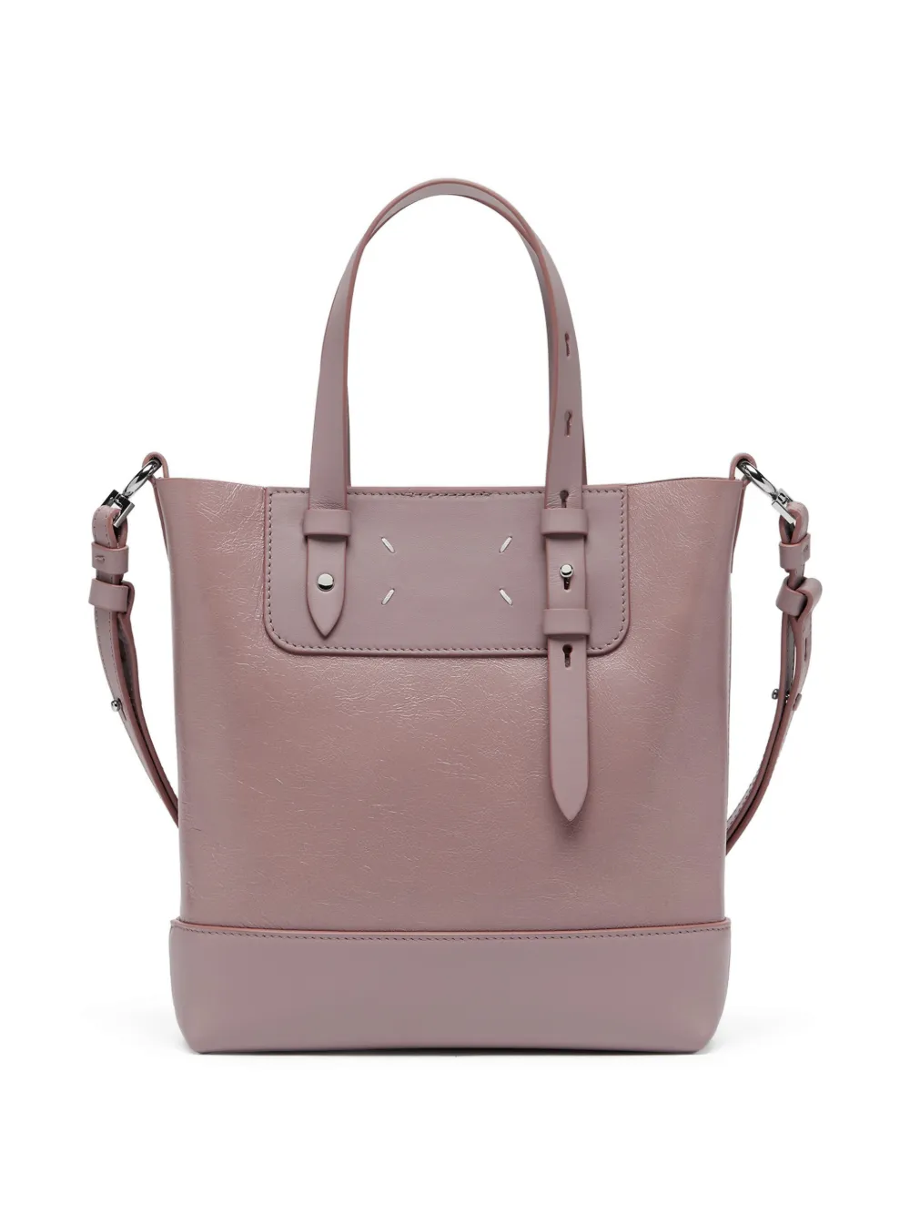 Maison Margiela four-stitch leather shoulder bag Roze