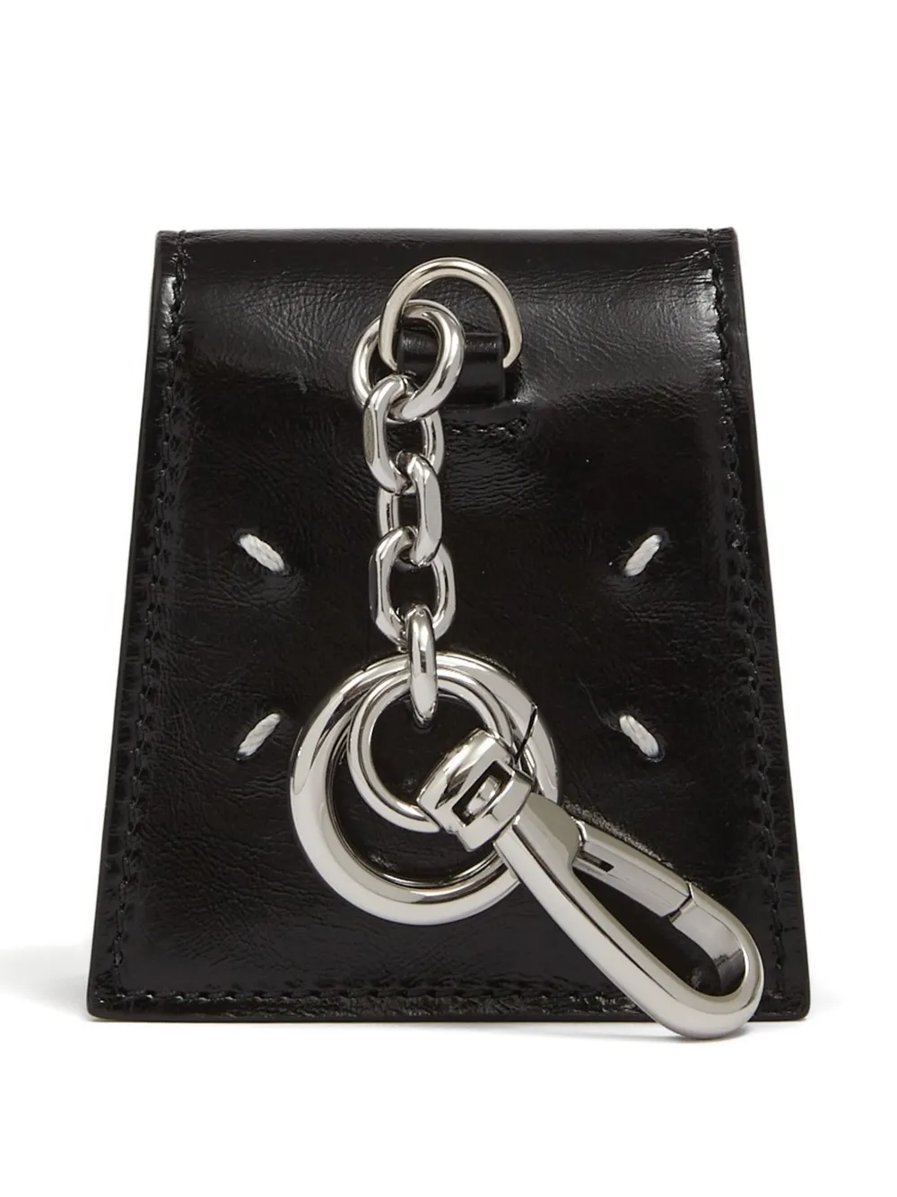 Logo-Stamp Leather Wallet