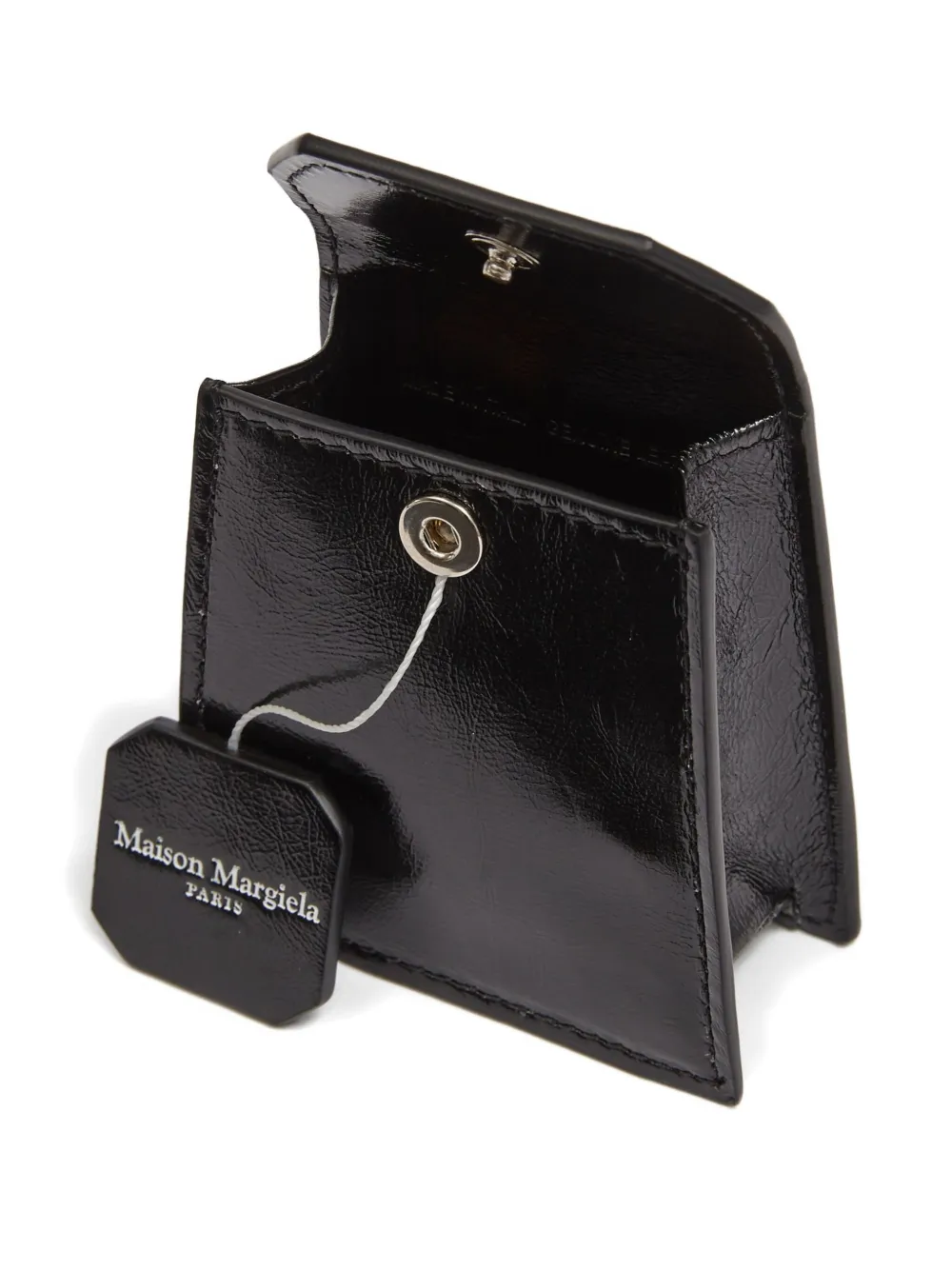 Logo-Stamp Leather Wallet