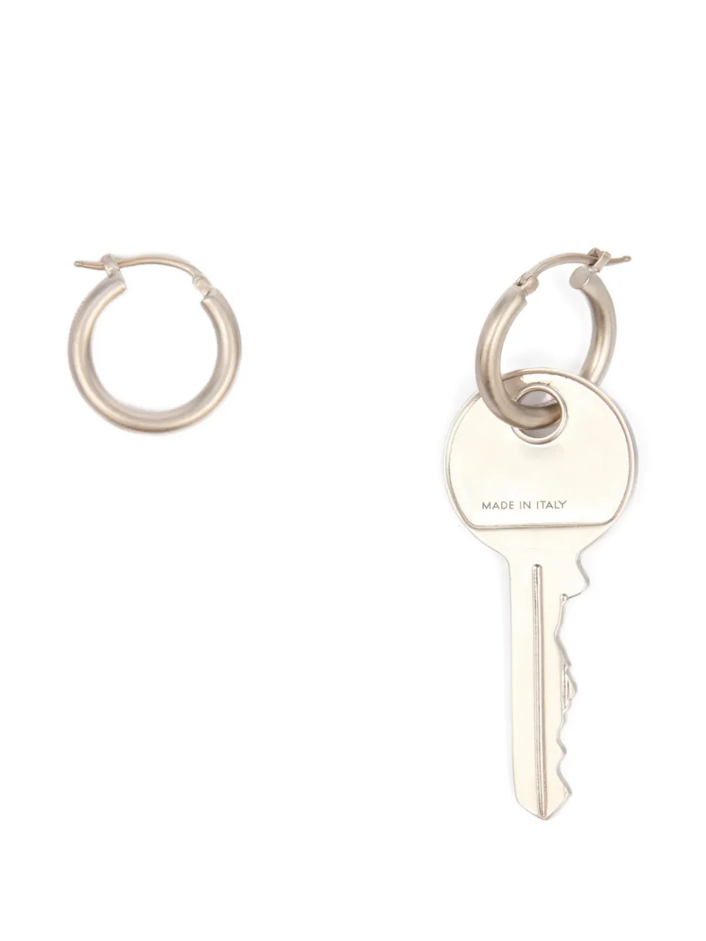 アクセサリー MM6 MAISON MARGIELA earring silver MM6 Maison Margiela Key Earrings | Silver | FARFETCH GE
