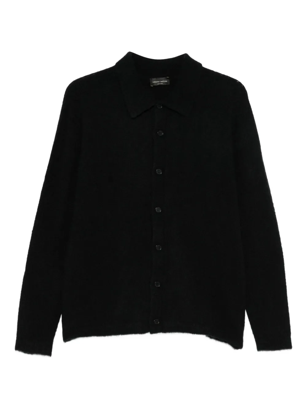 Roberto Collina long-sleeve shirt - Schwarz