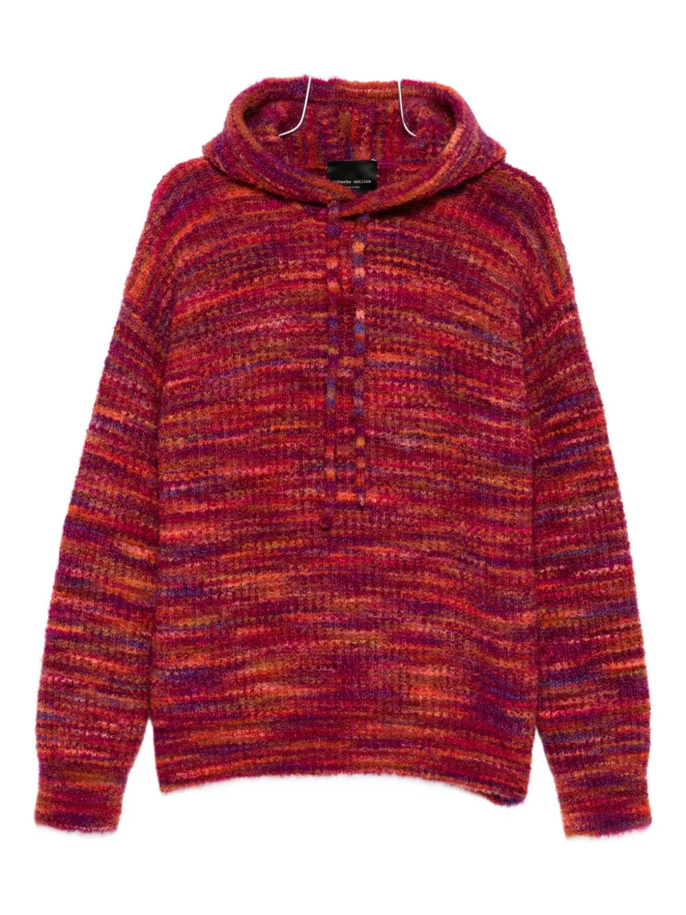 Roberto Collina sudadera con capucha y hombros caídos | rosado | Image 1