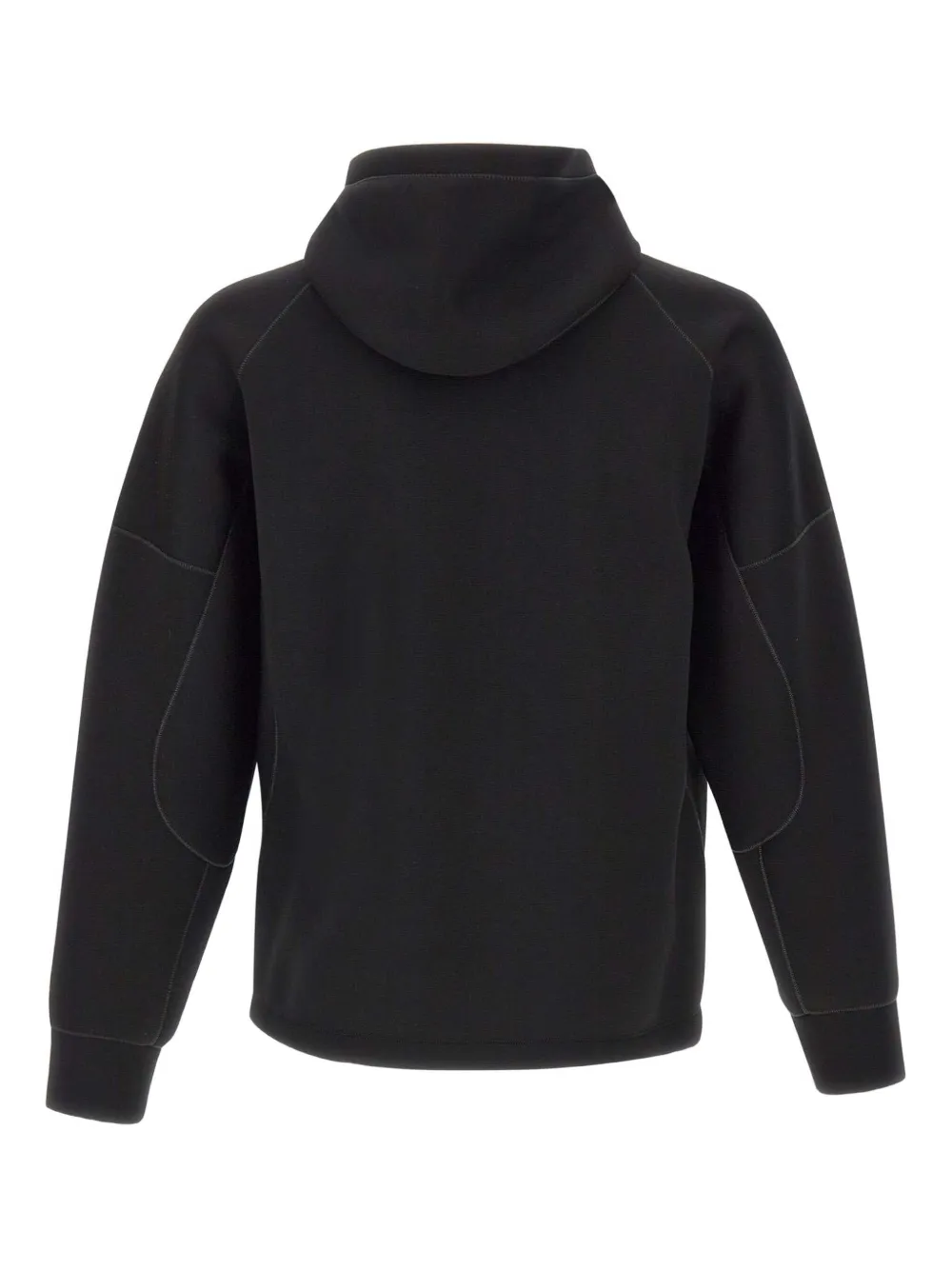 Stone Island Hoodie met rits Zwart