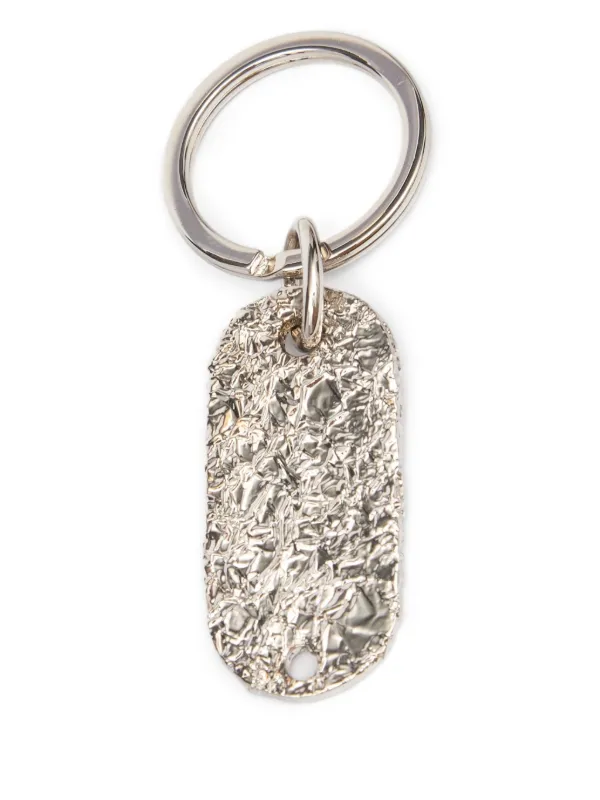 MM6 Maison Margiela Foil キーホルダー | シルバートーン | FARFETCH JP