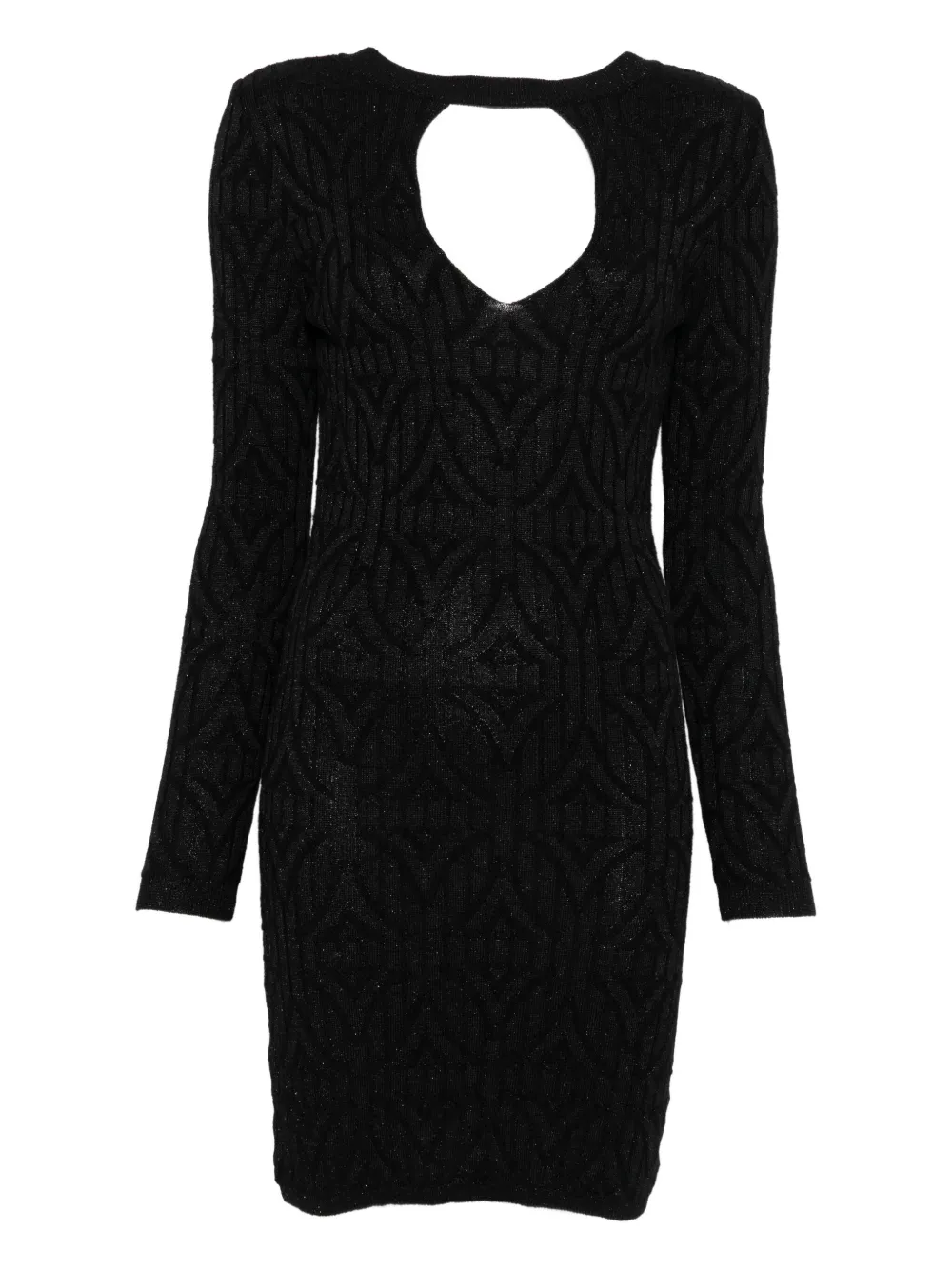 Akep knitted mini dress - Nero