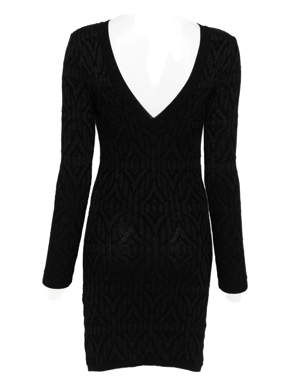 Akep knitted mini dress - Zwart