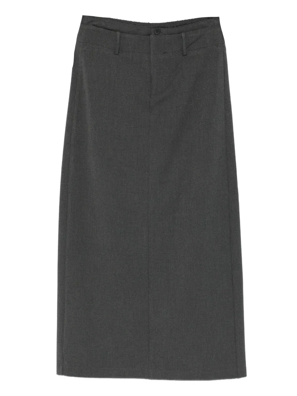 Eleh high-waisted straight skirt | Grey | Image 1