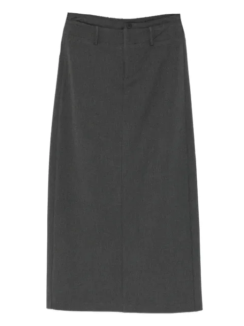 Eleh high-waisted straight skirt