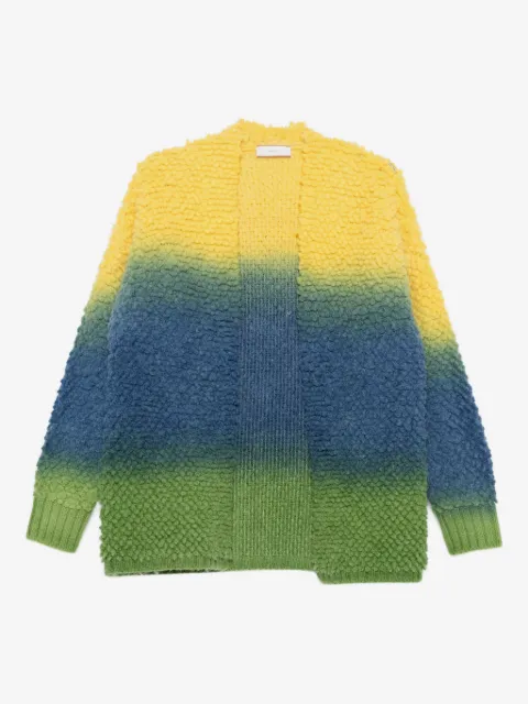 Akep cardigan à design colour block